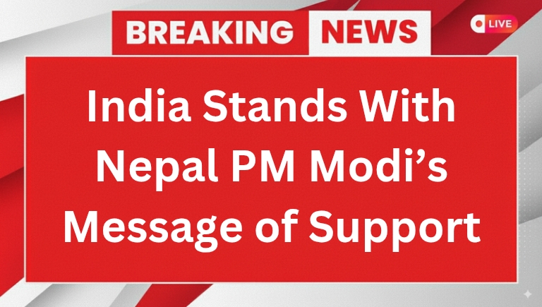 India Stands With Nepal