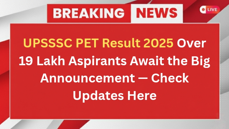 UPSSSC PET Result 2025